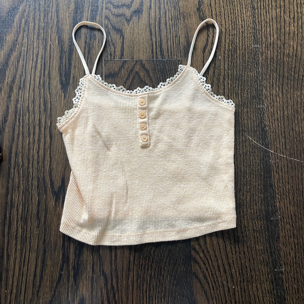 PacSun never worn yellow tank top